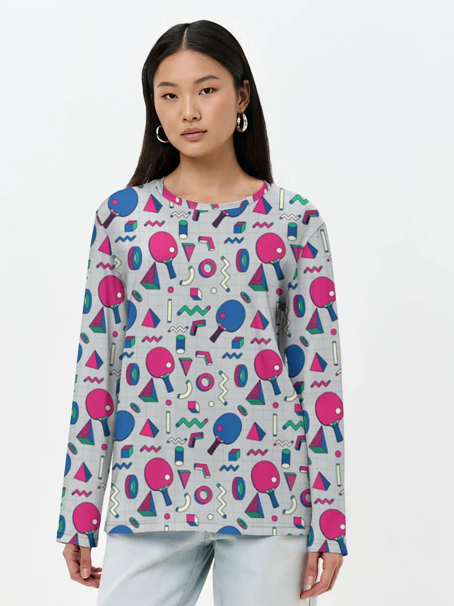 Women's long sleeve shirt. Cotton
