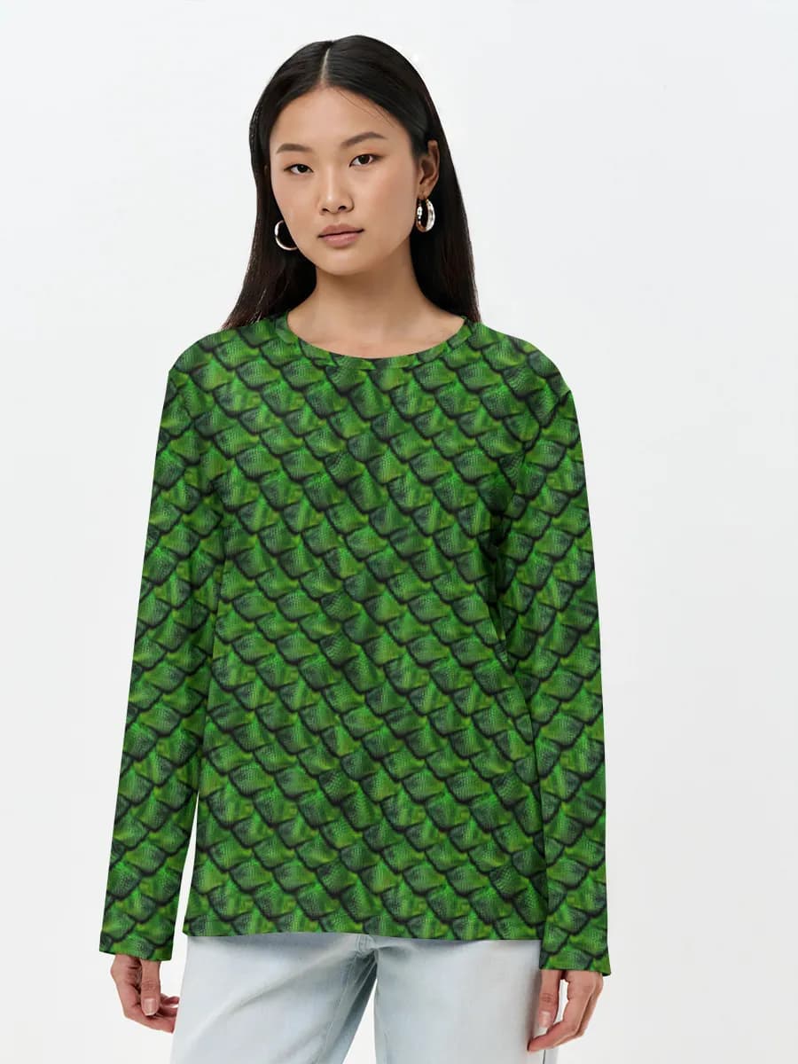 Women's long sleeve shirt. Cotton