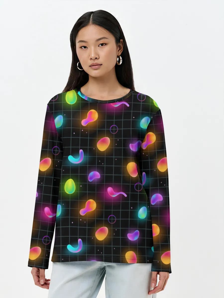 Women's long sleeve shirt. Cotton