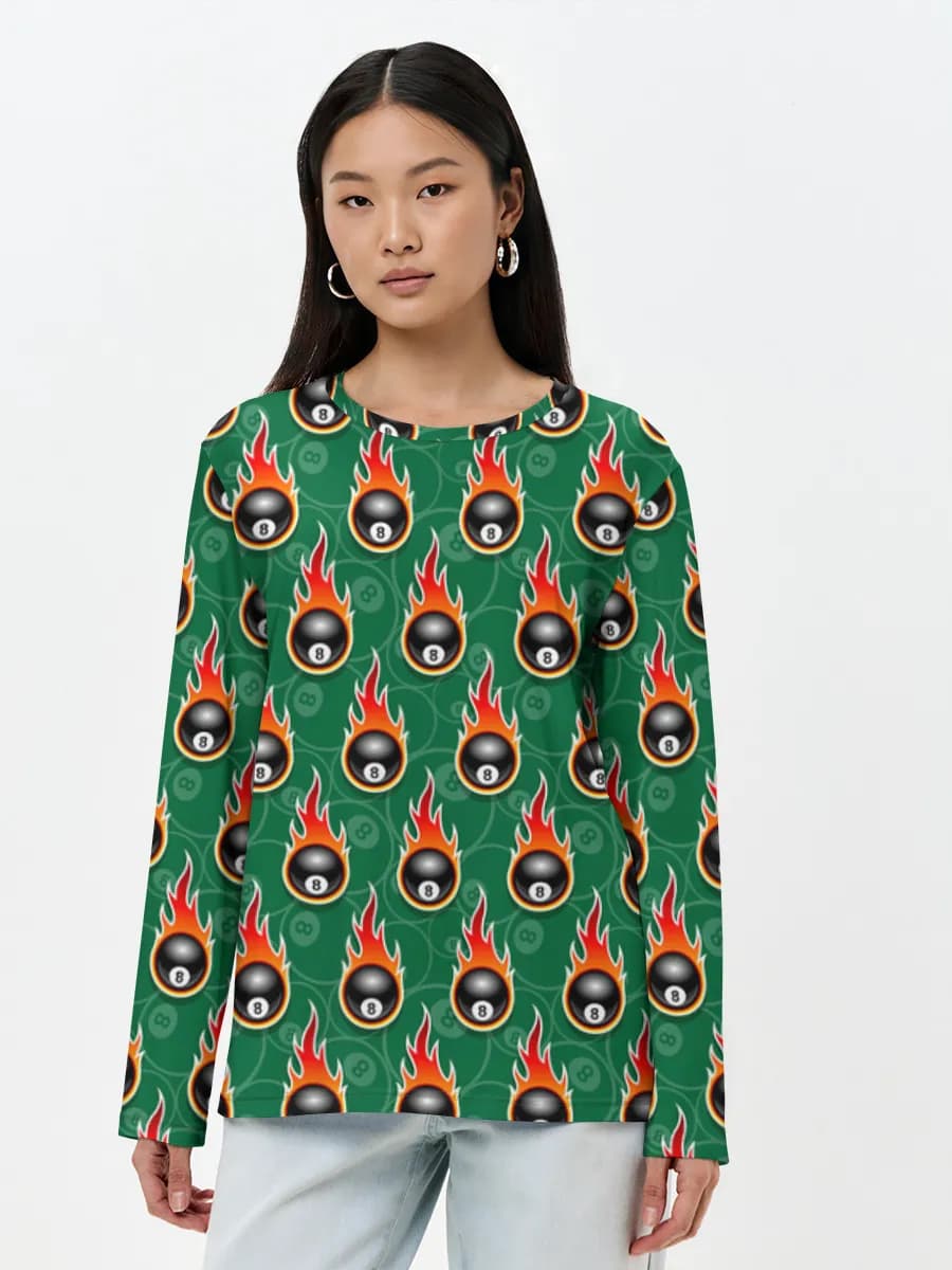 Women's long sleeve shirt. Cotton