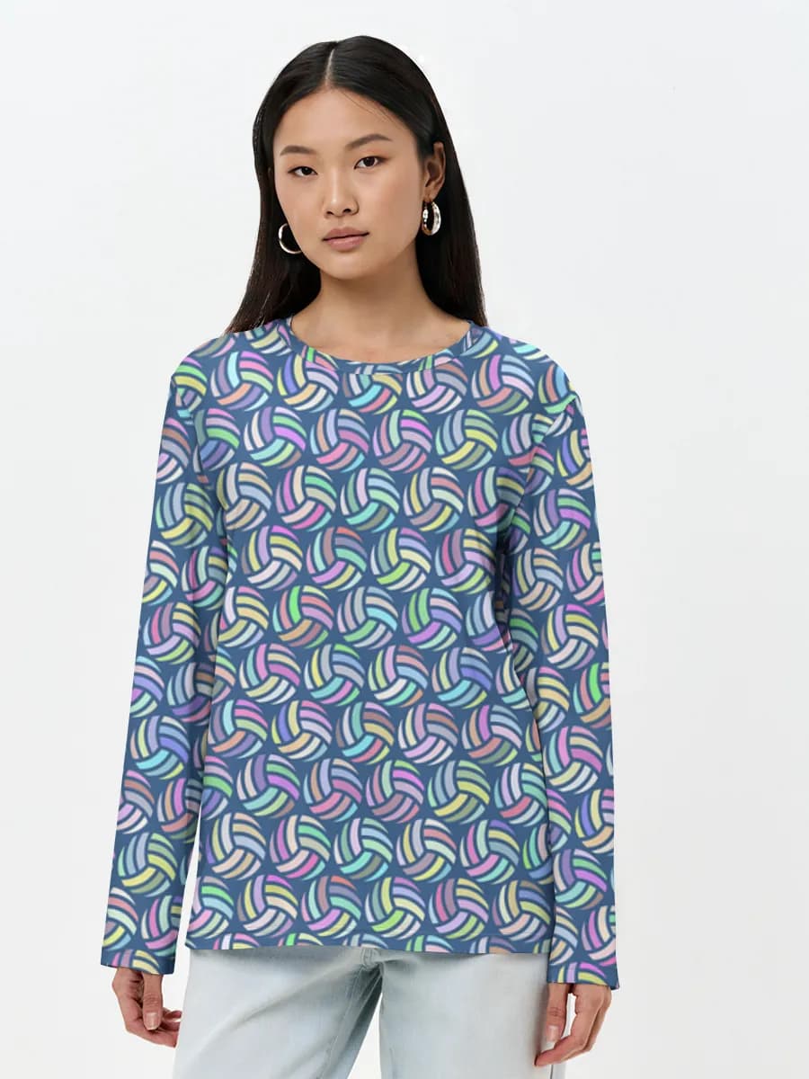Women's long sleeve shirt. Cotton