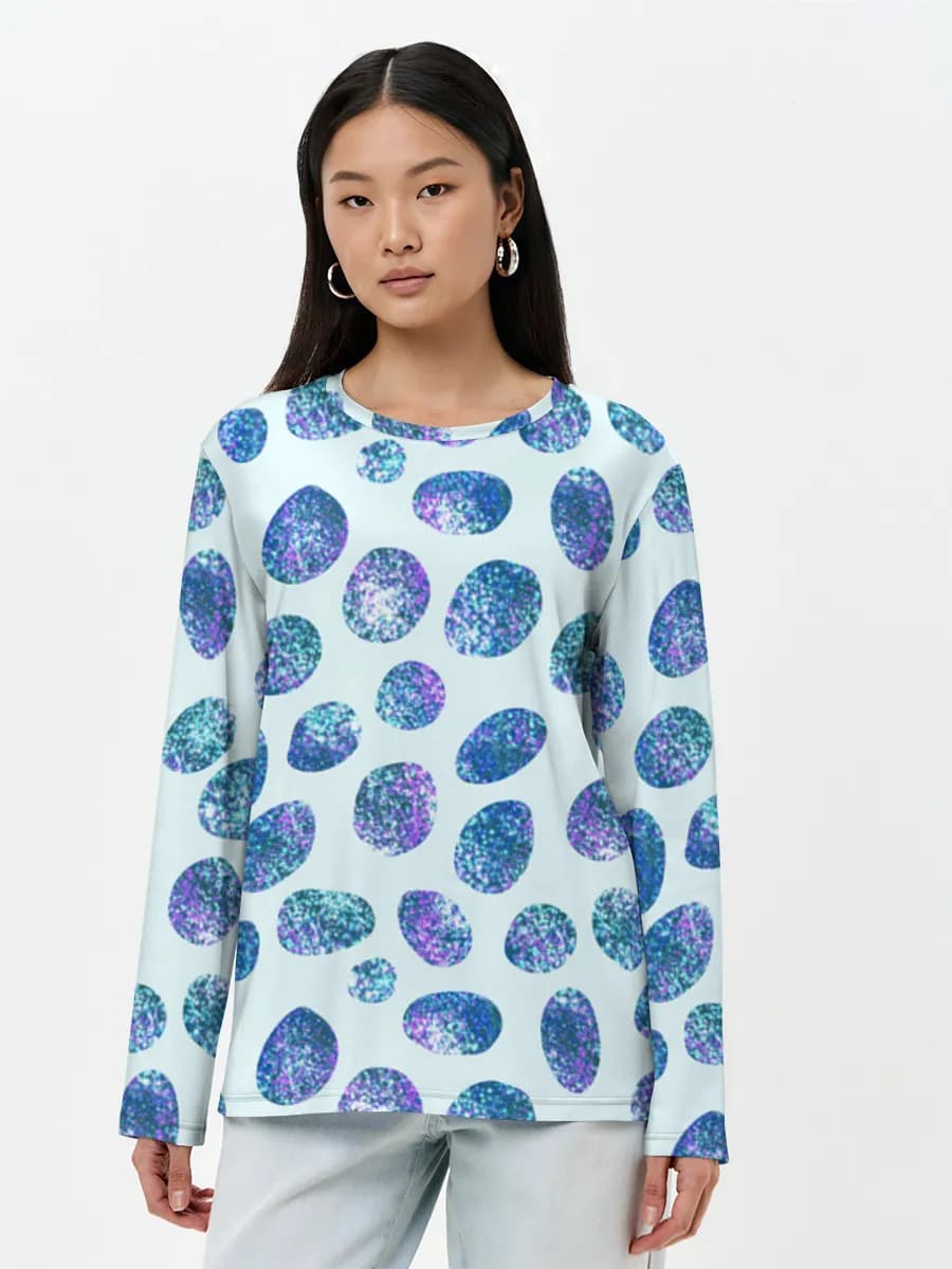 Women's long sleeve shirt. Cotton