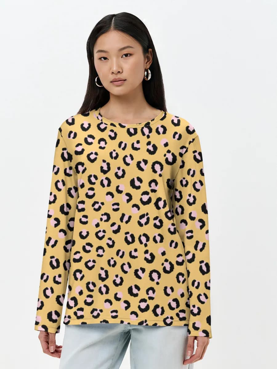 Women's long sleeve shirt. Cotton
