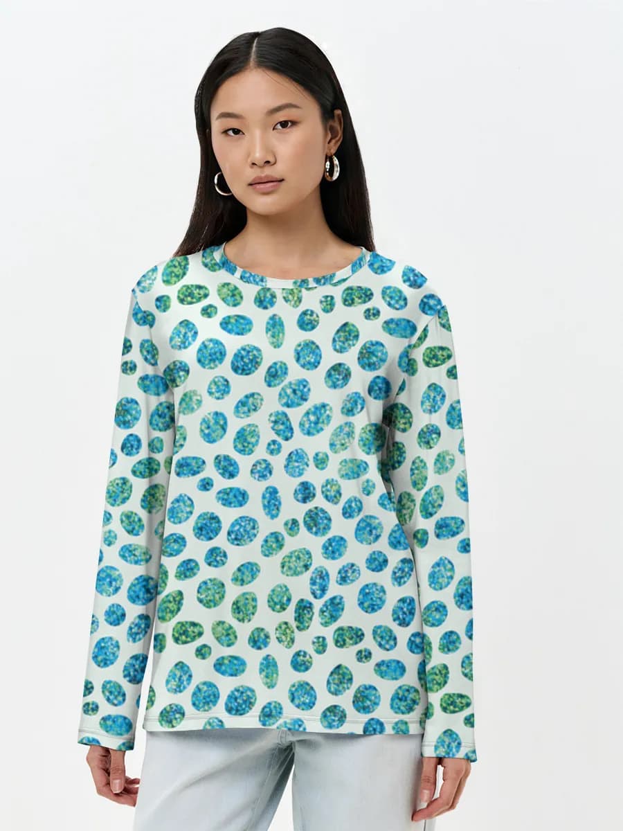 Women's long sleeve shirt. Cotton
