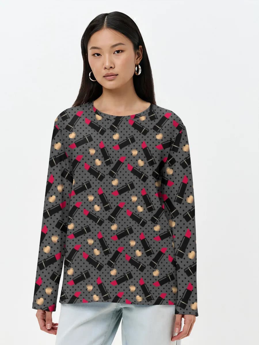 Women's long sleeve shirt. Cotton