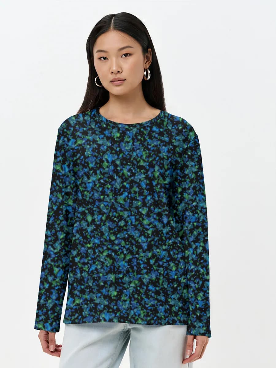 T-shirt Coton Manches Longues Femme