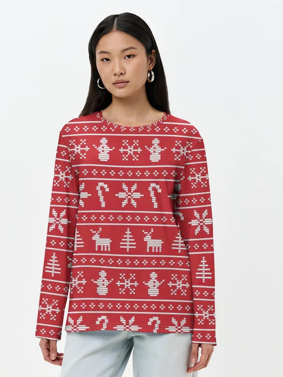 Women's long sleeve shirt. Cotton