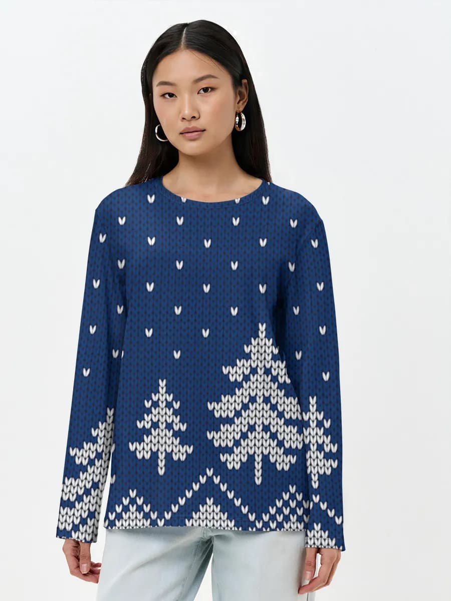Women's long sleeve shirt. Cotton