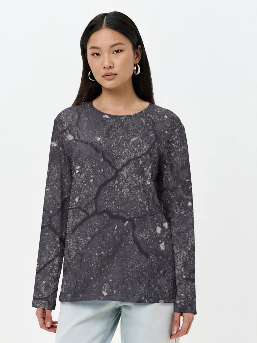Women's long sleeve shirt. Cotton