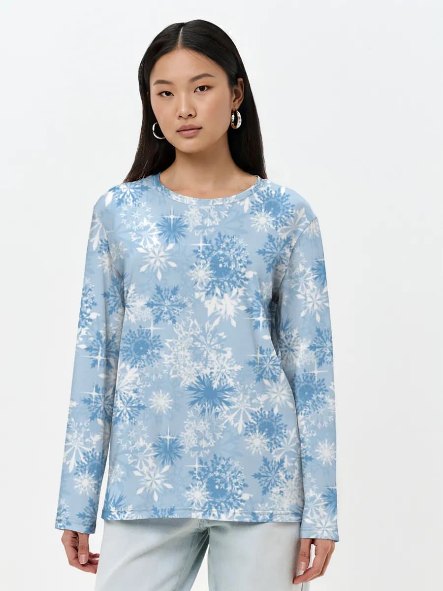 Women's long sleeve shirt. Cotton