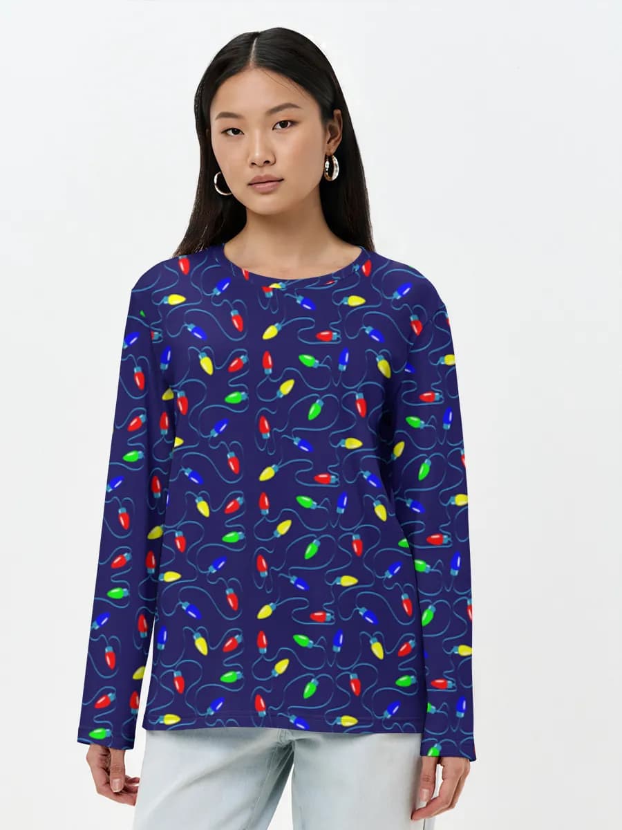 Women's long sleeve shirt. Cotton