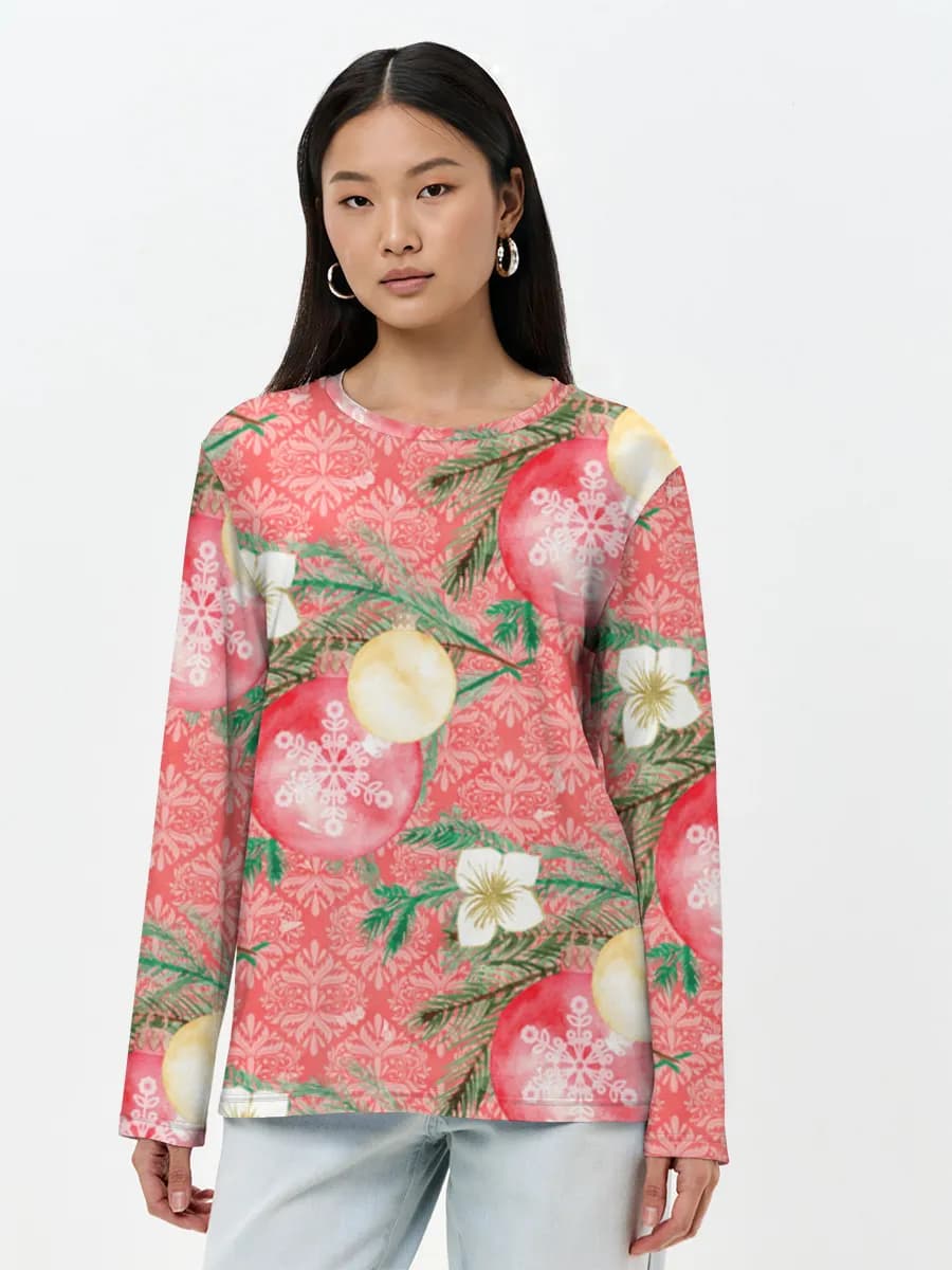 Women's long sleeve shirt. Cotton