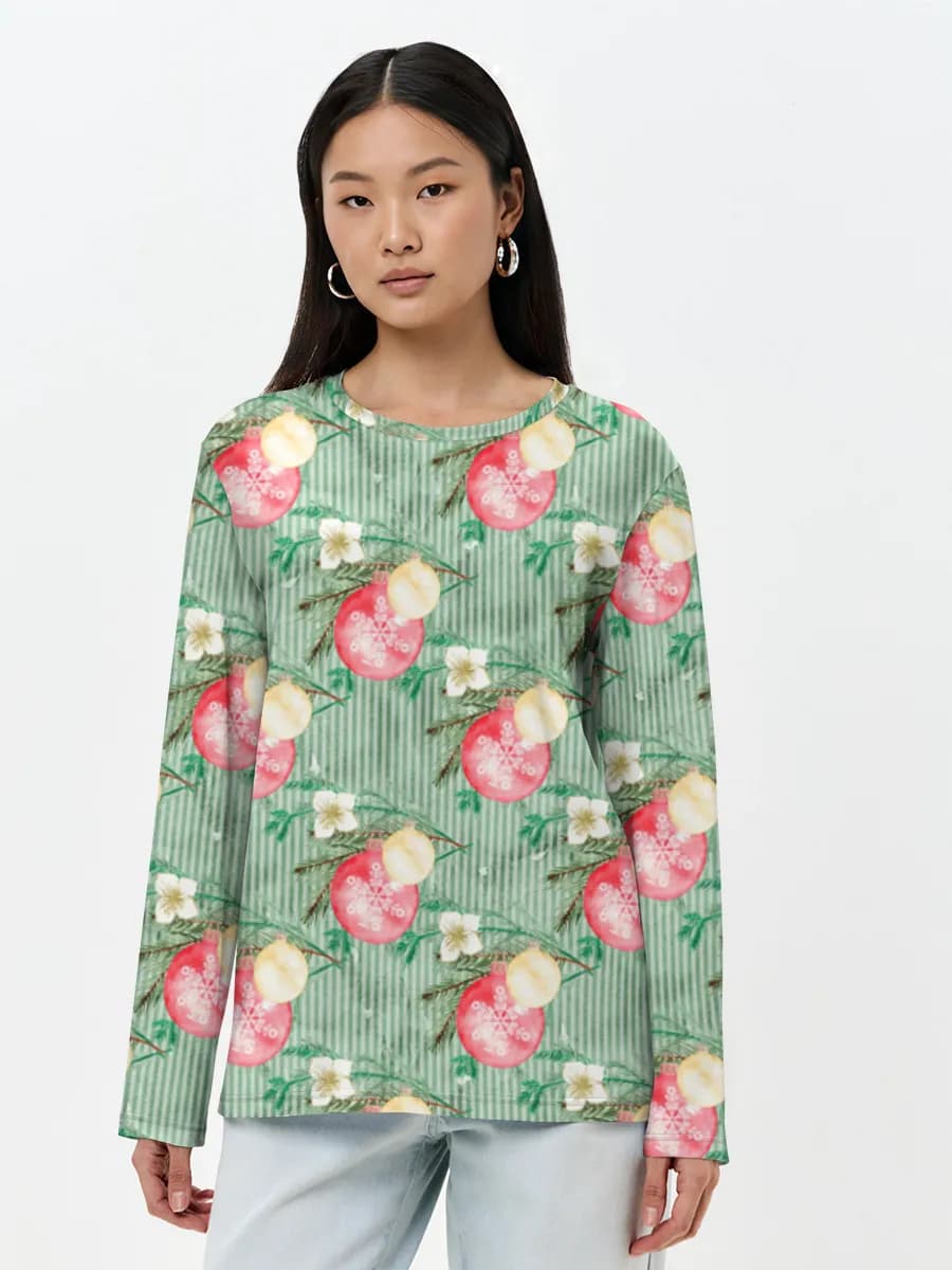 Women's long sleeve shirt. Cotton