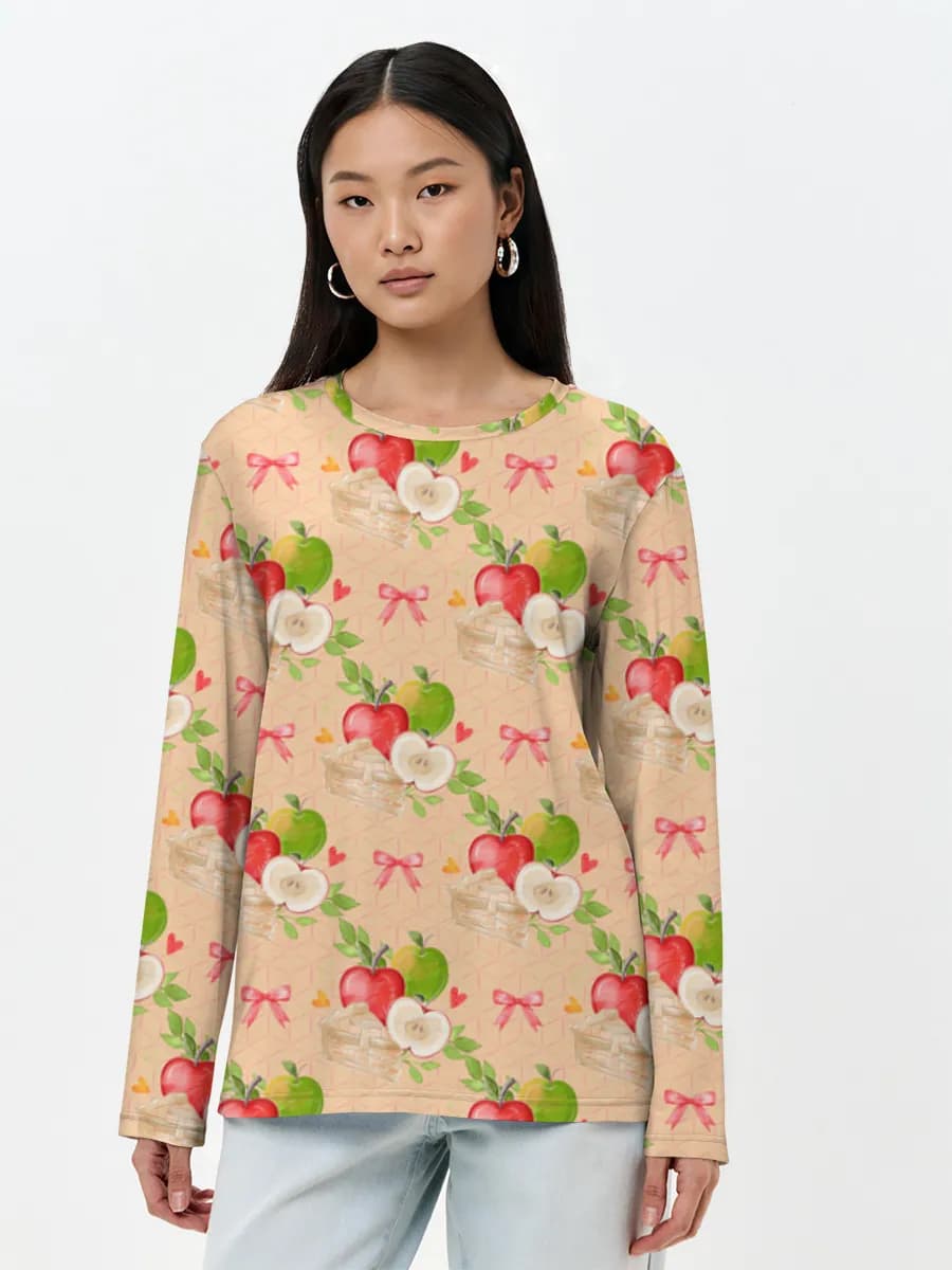 Women's long sleeve shirt. Cotton