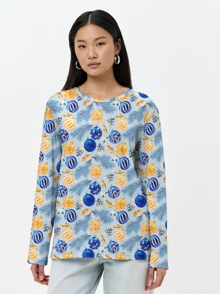 Women's long sleeve shirt. Cotton