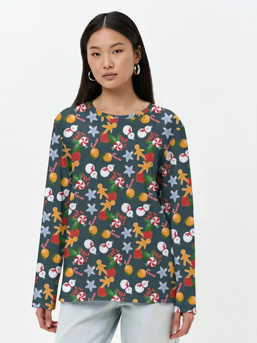 Women's long sleeve shirt. Cotton