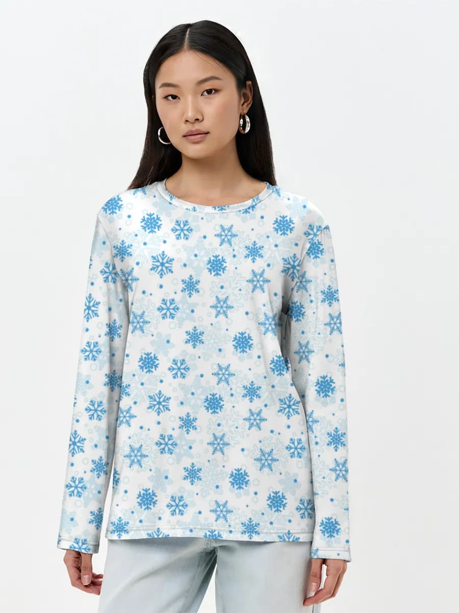 Women's long sleeve shirt. Cotton