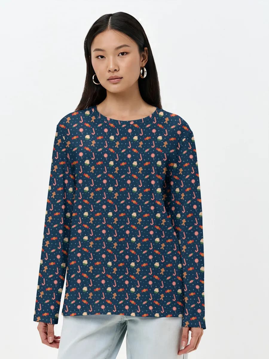 Women's long sleeve shirt. Cotton