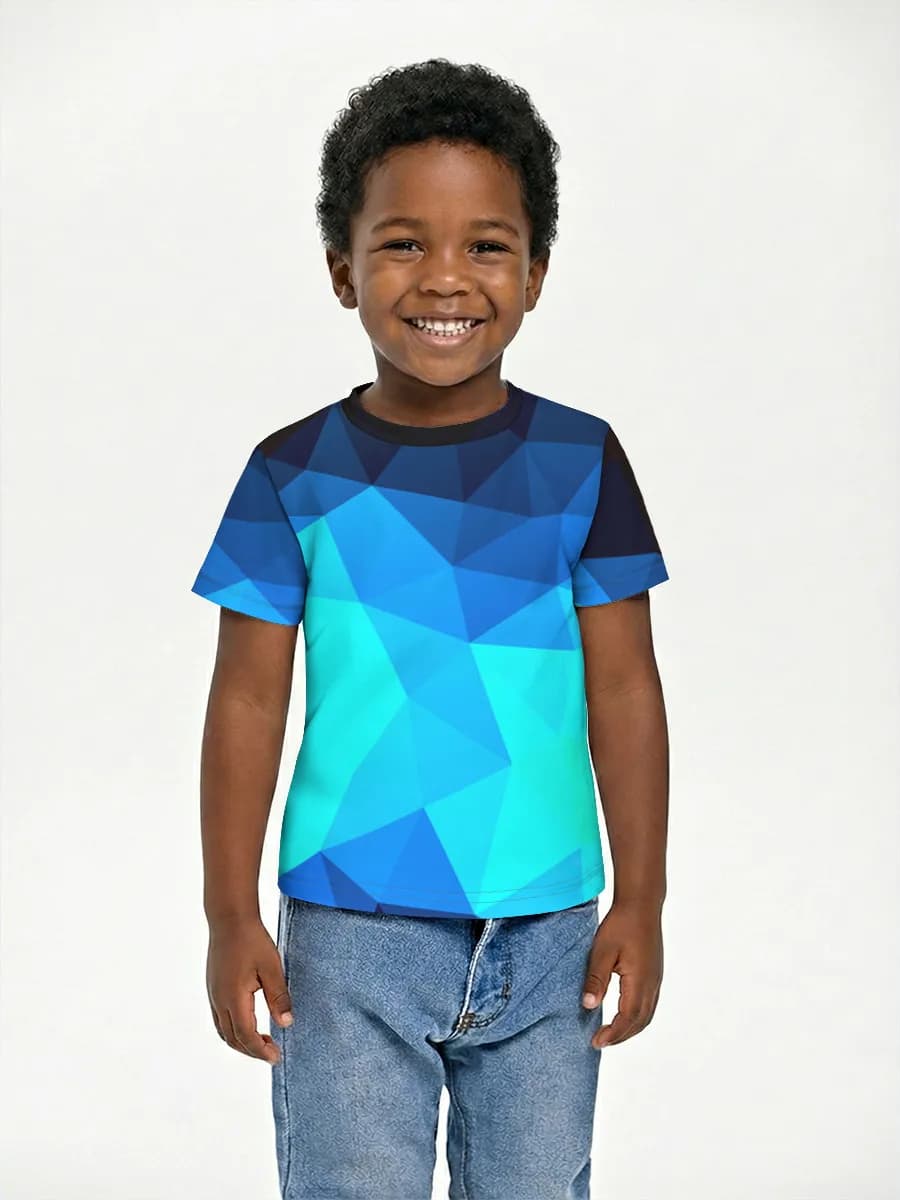 Basic Baumwoll-T-Shirt Jungen