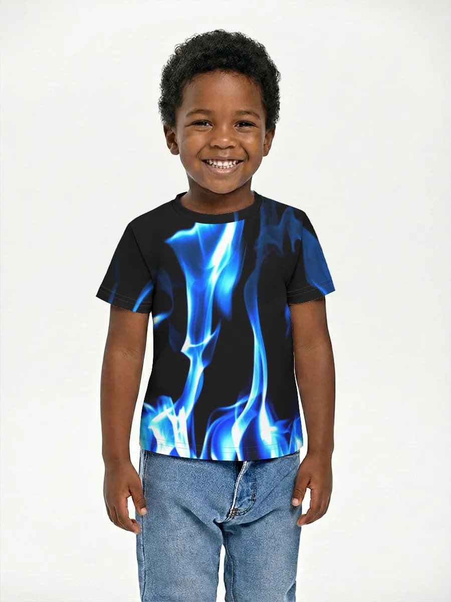 Boys' basic cotton T-shirt