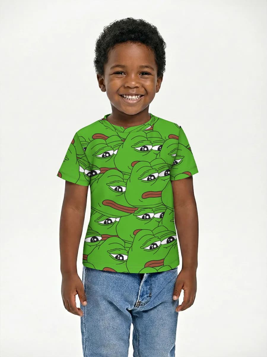 Boys' basic cotton T-shirt
