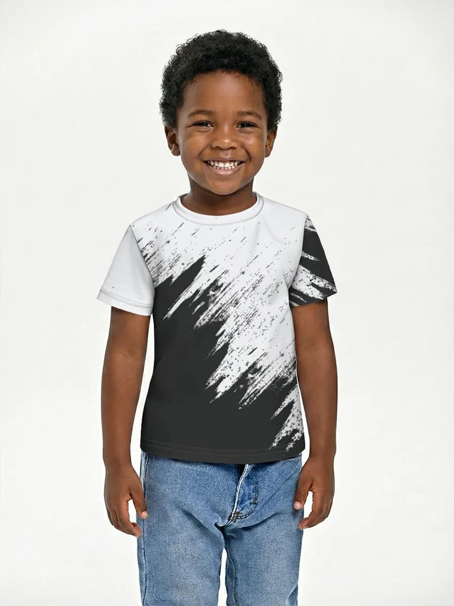 Camiseta Básica de Algodón Niño