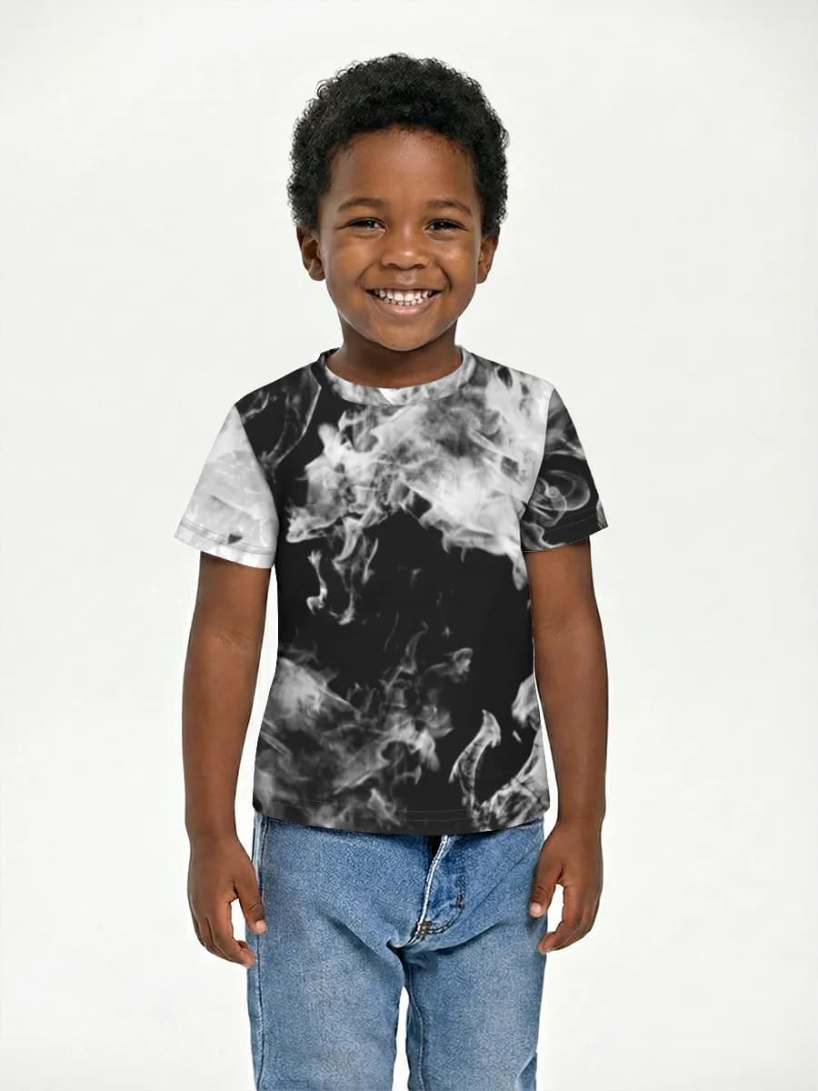 Camiseta Básica de Algodón Niño