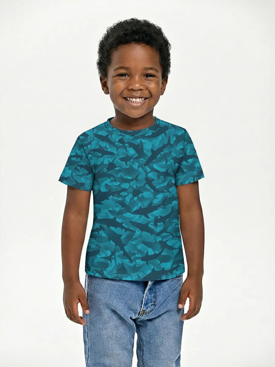 Boys' basic cotton T-shirt