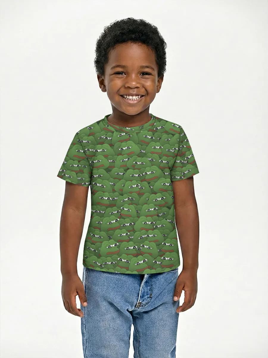 Boys' basic cotton T-shirt