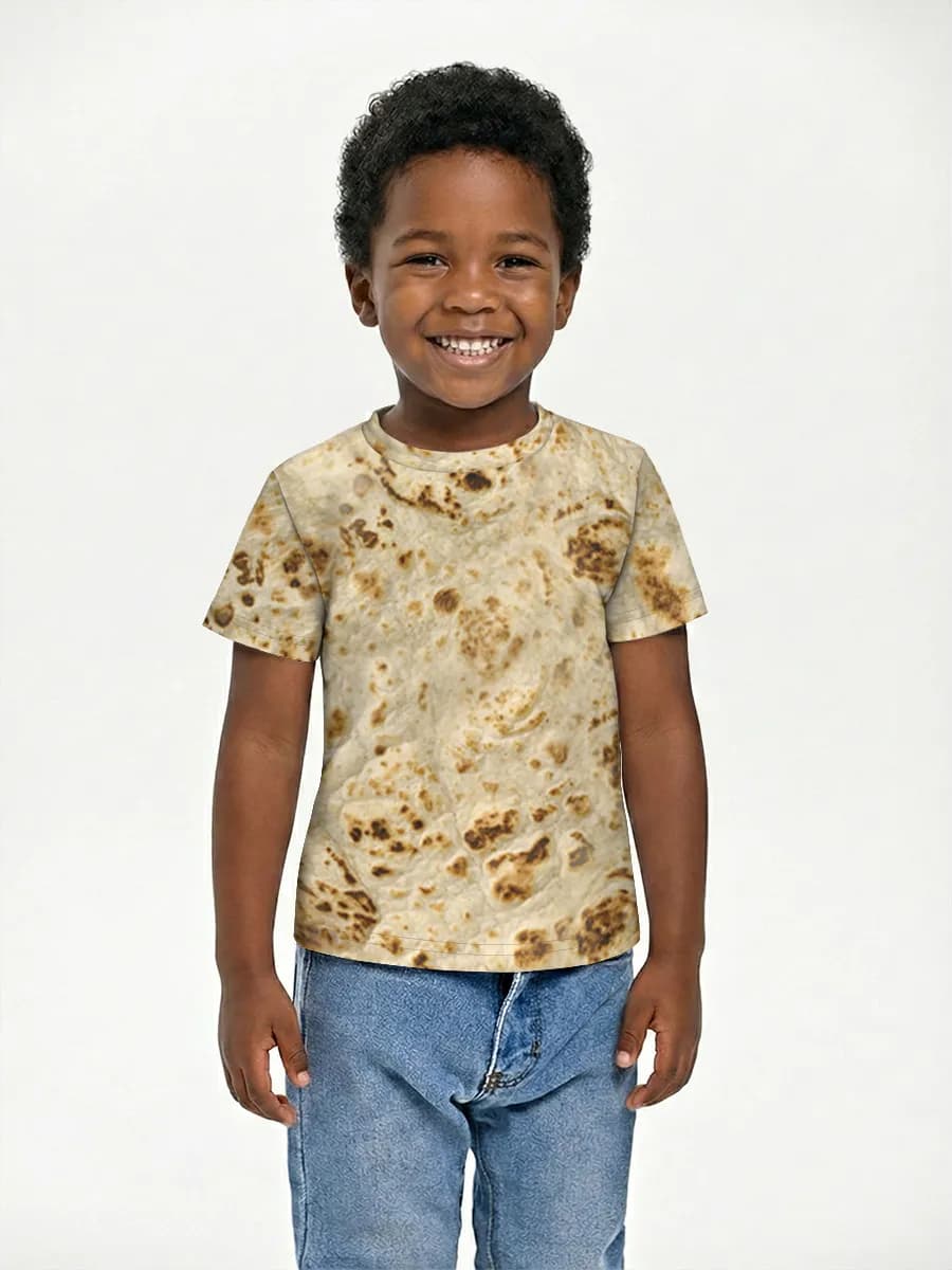 Boys' basic cotton T-shirt