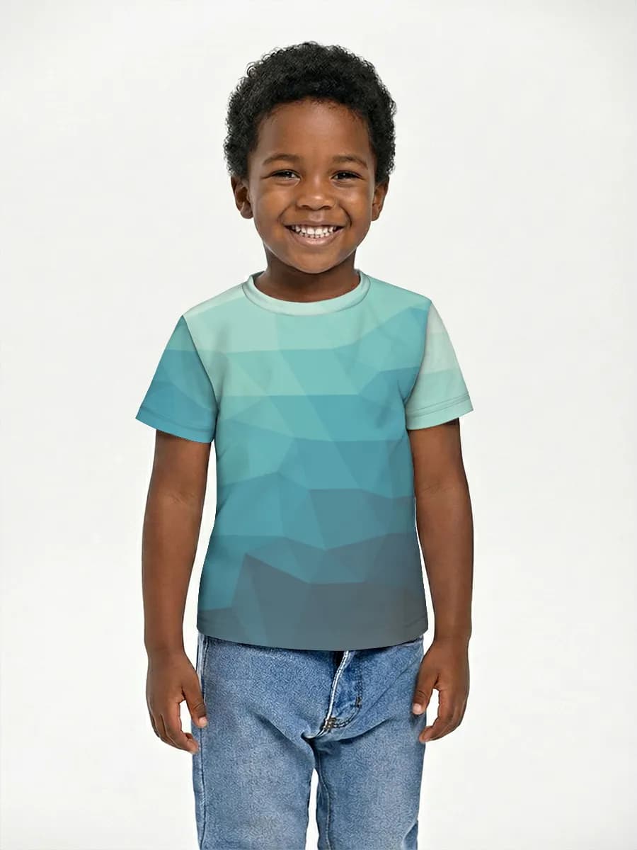 Boys' basic cotton T-shirt