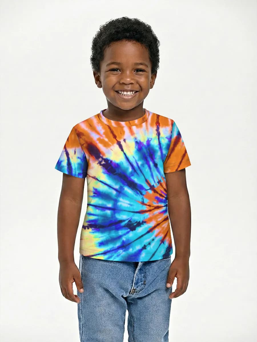 Basic Baumwoll-T-Shirt Jungen