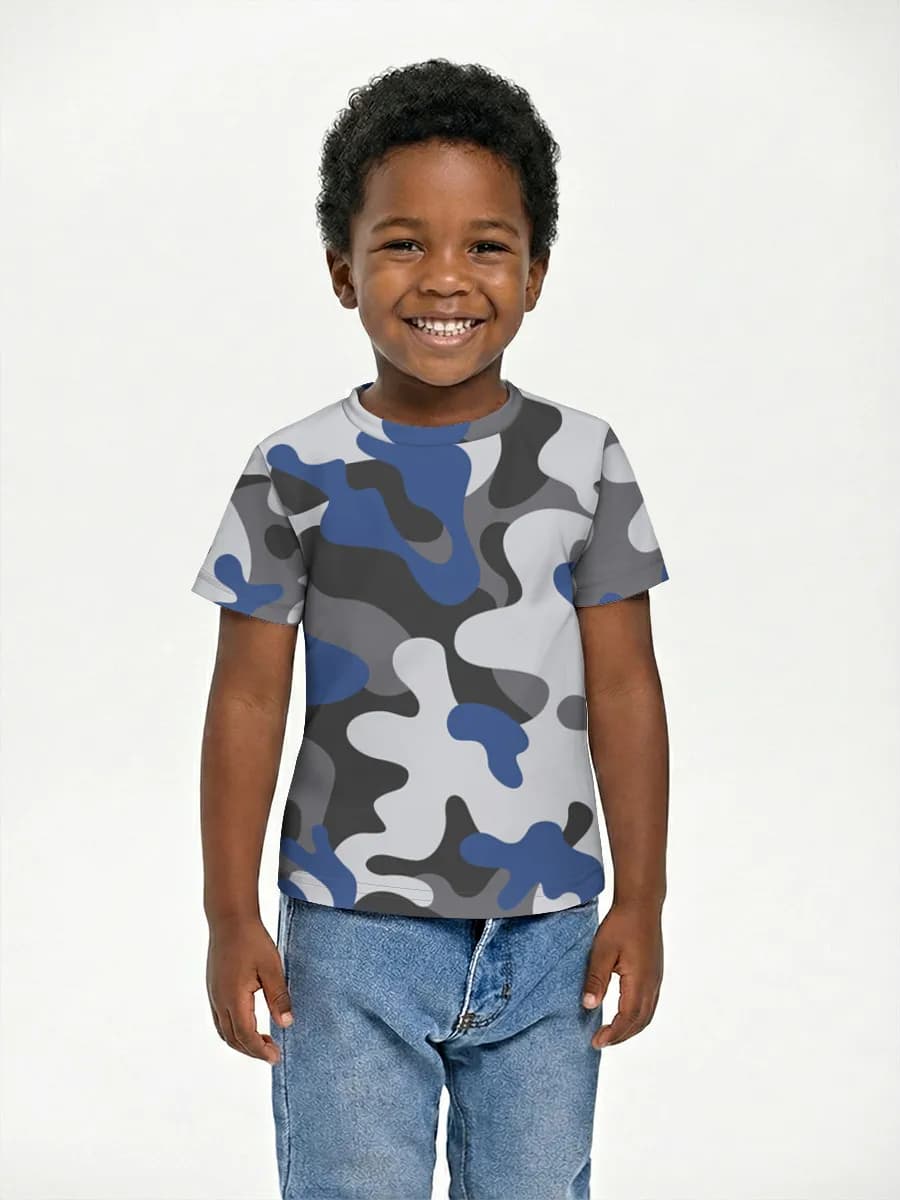 Boys' basic cotton T-shirt