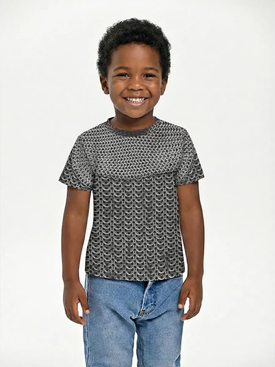 Camiseta Básica de Algodón Niño