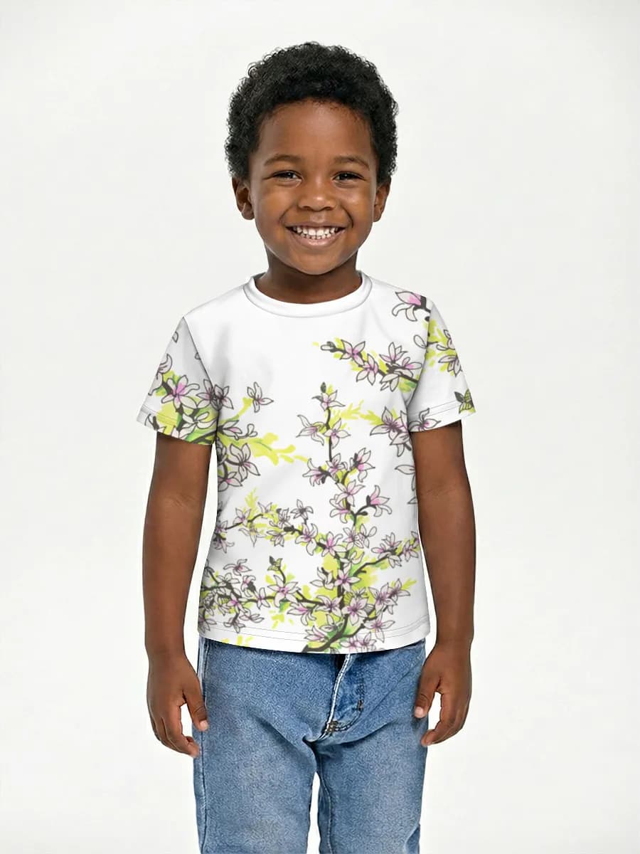 Camiseta Básica de Algodón Niño