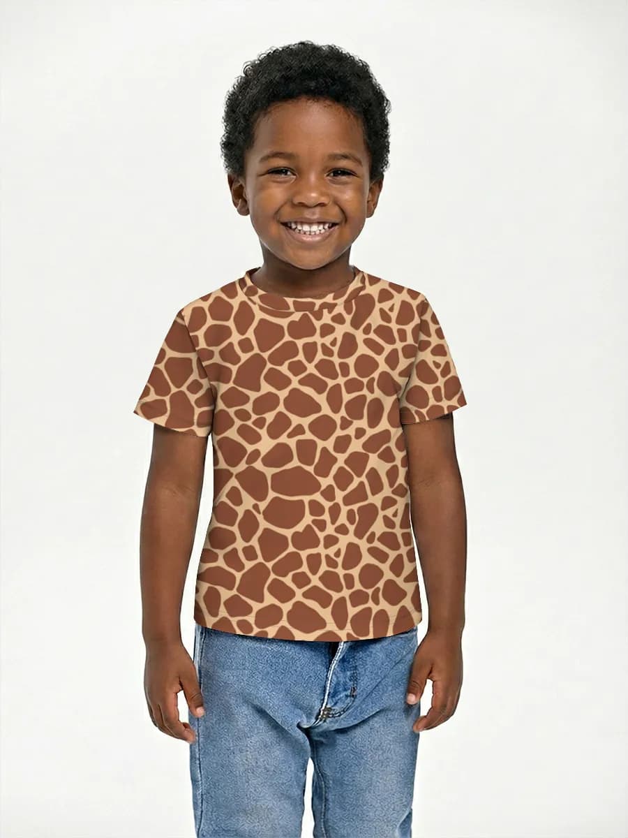 Boys' basic cotton T-shirt