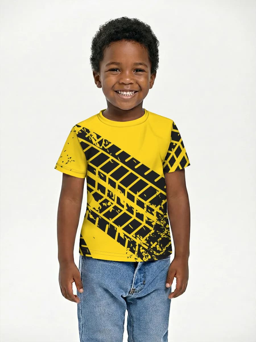 Boys' basic cotton T-shirt