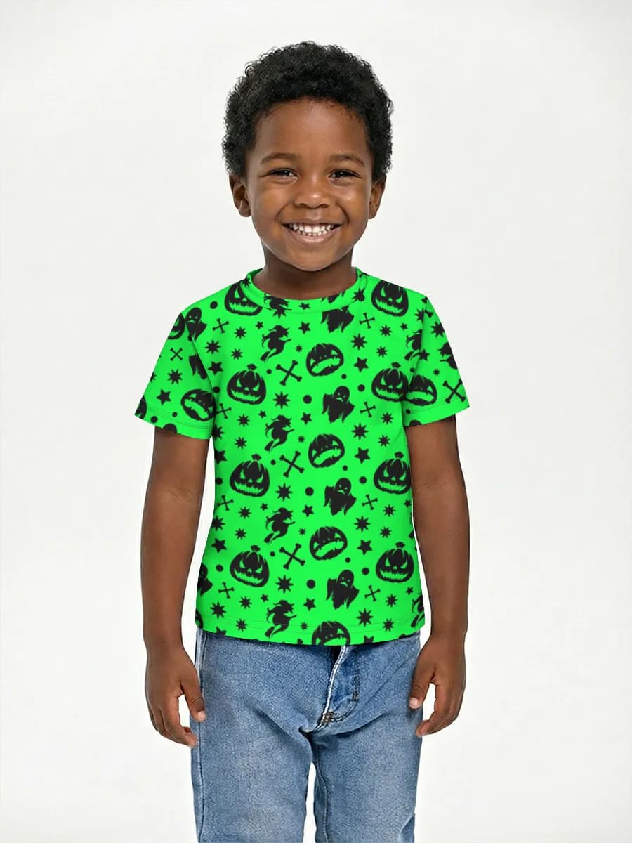 Camiseta Básica de Algodón Niño