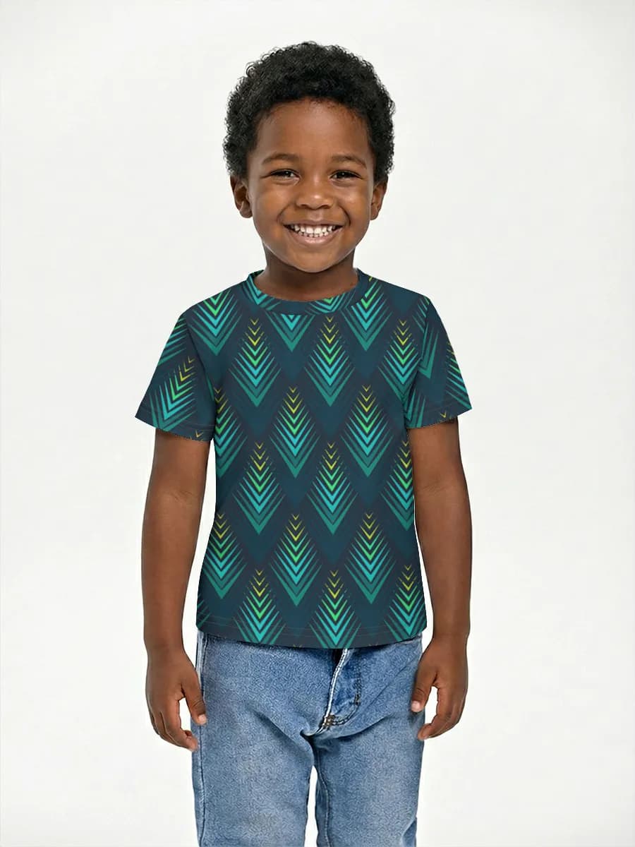 Boys' basic cotton T-shirt