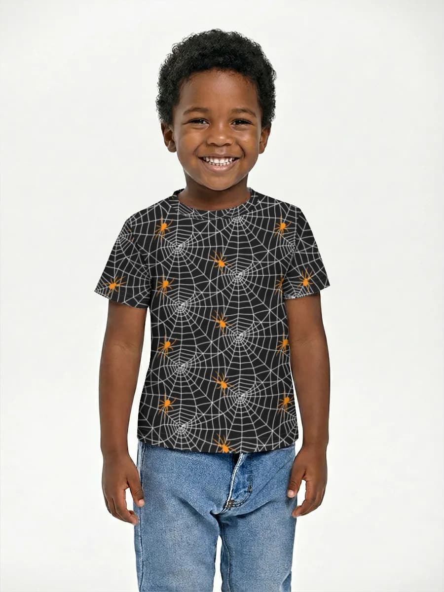 Basic Baumwoll-T-Shirt Jungen