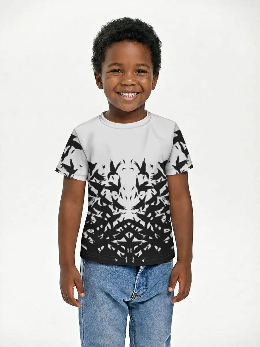 Boys' basic cotton T-shirt
