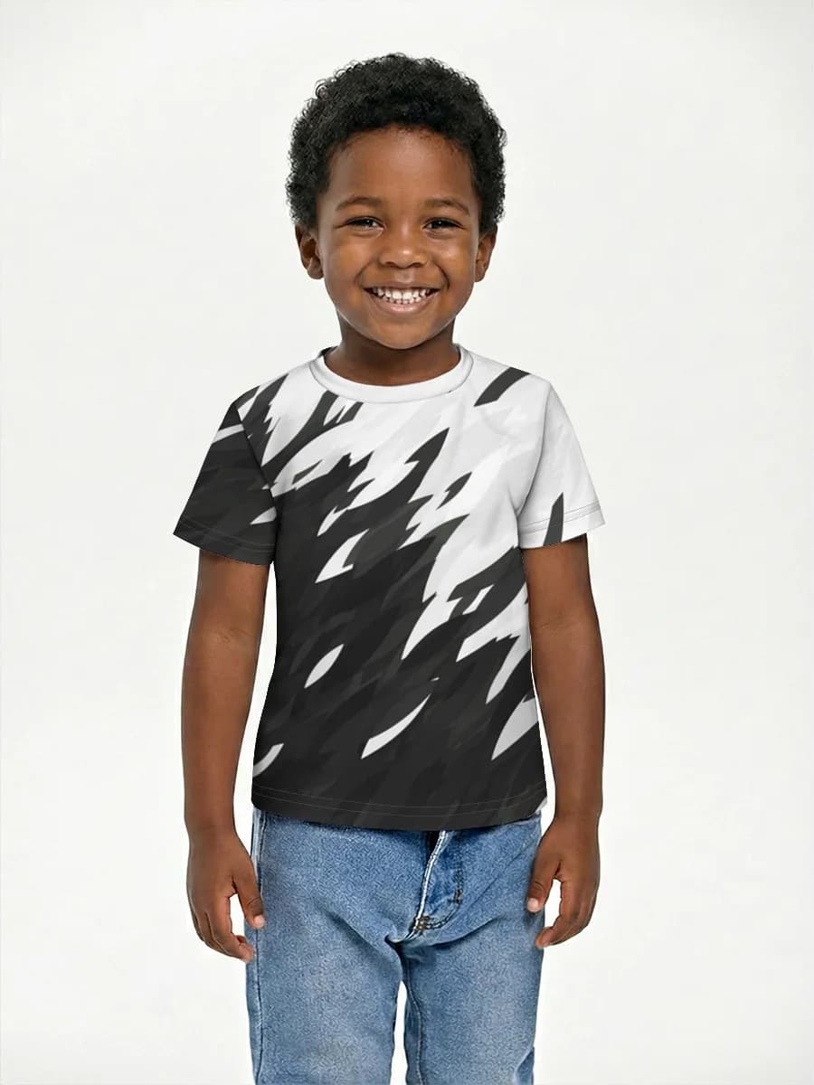 Basic Baumwoll-T-Shirt Jungen