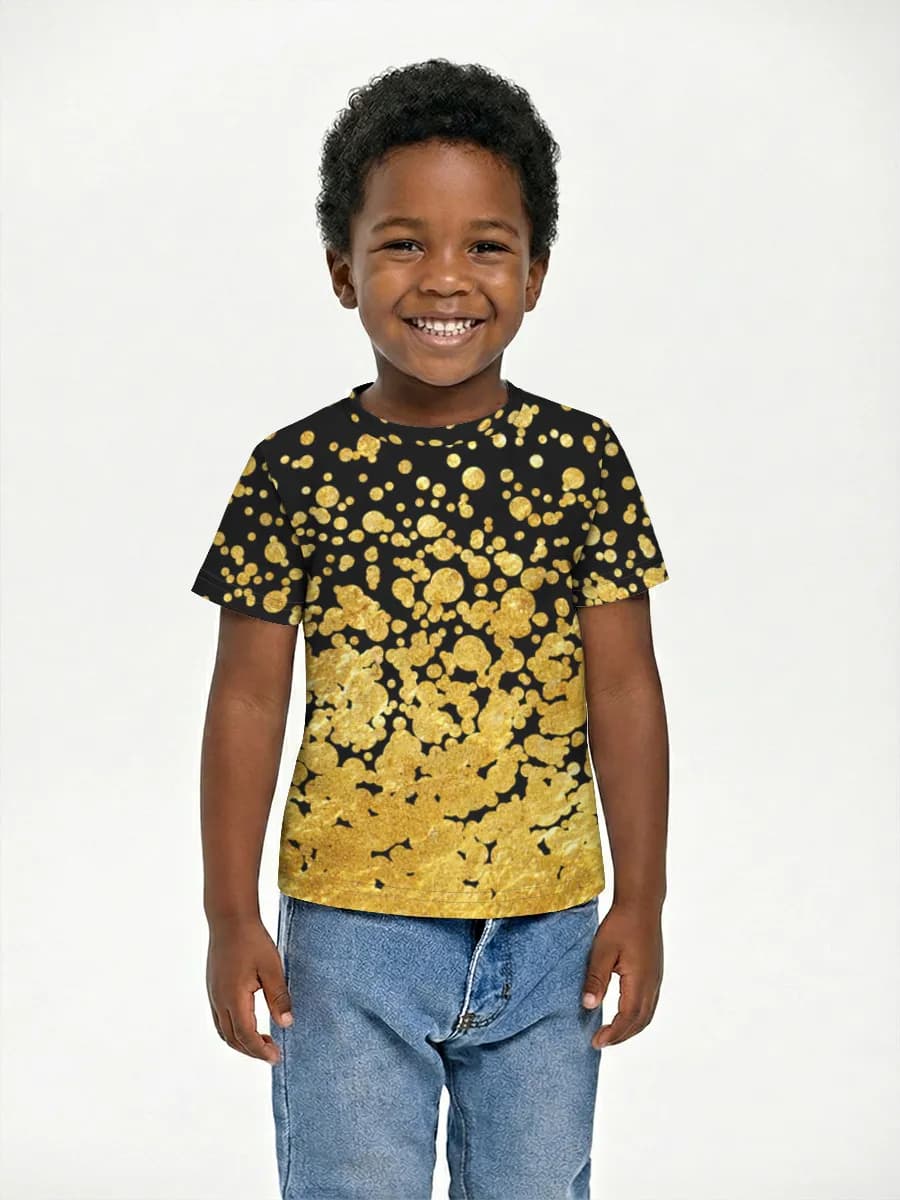 Basic Baumwoll-T-Shirt Jungen