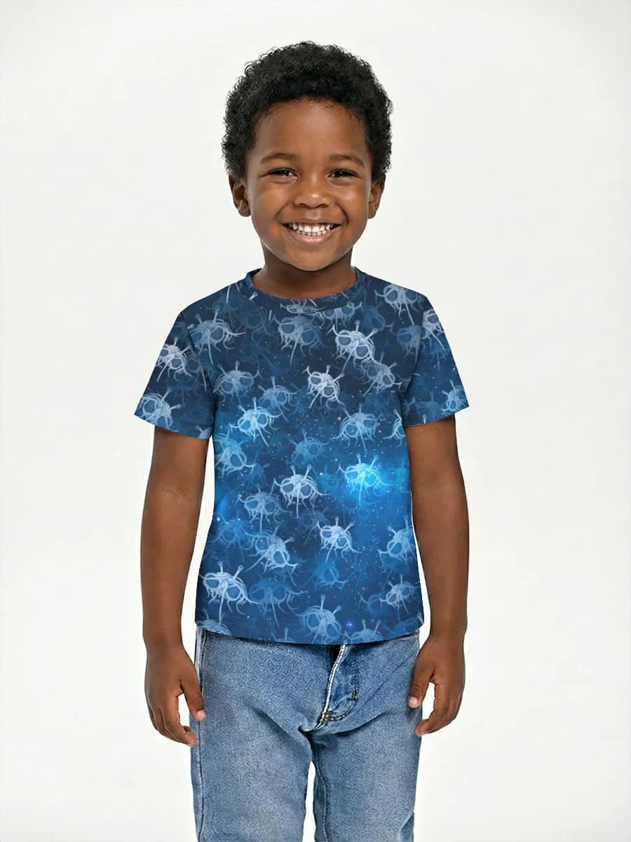 Boys' basic cotton T-shirt