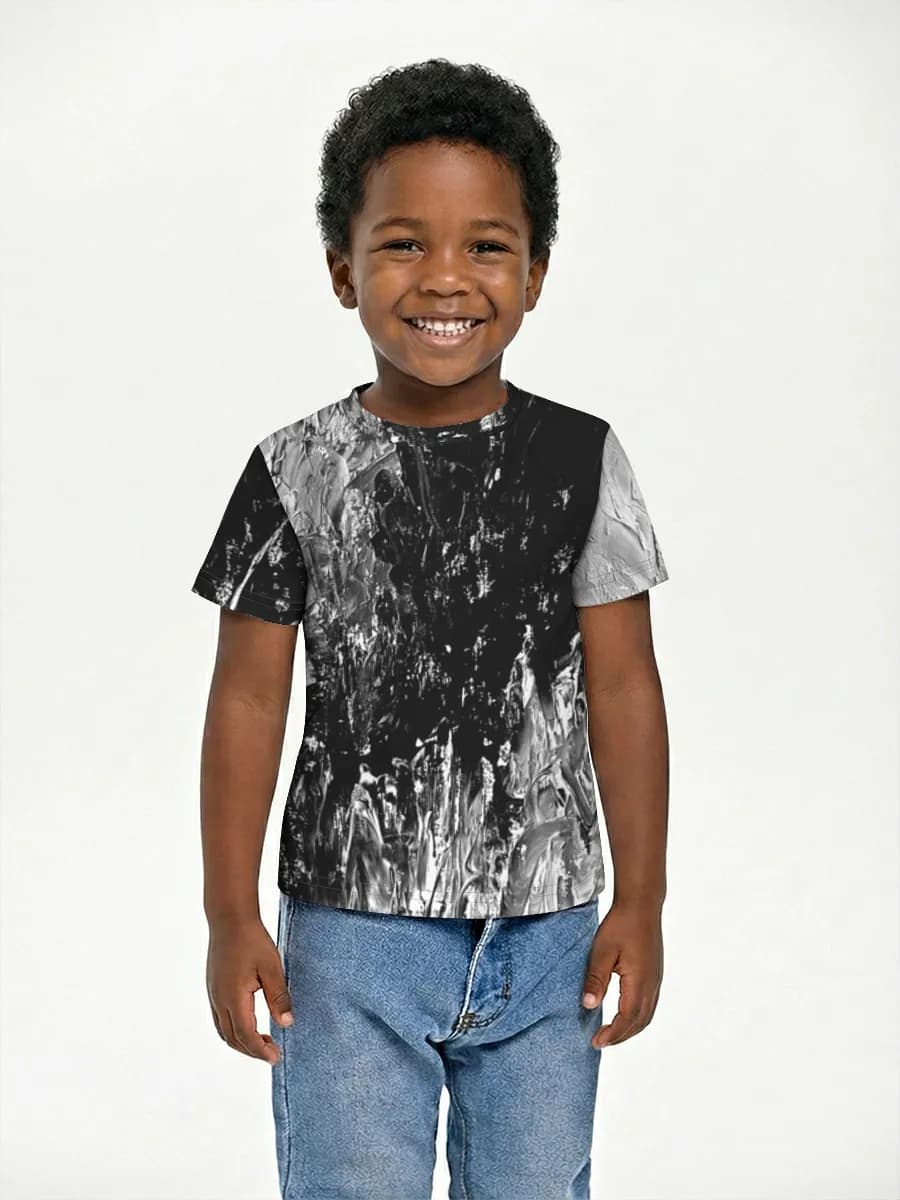Boys' basic cotton T-shirt