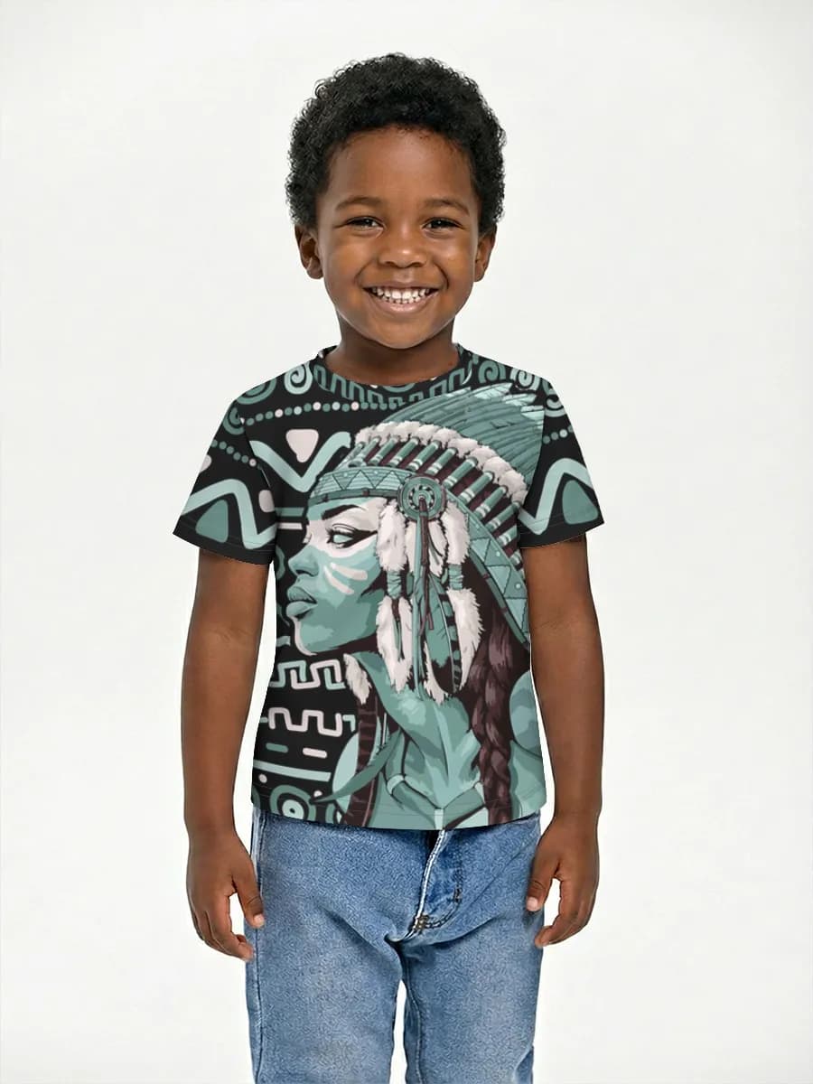 Boys' basic cotton T-shirt