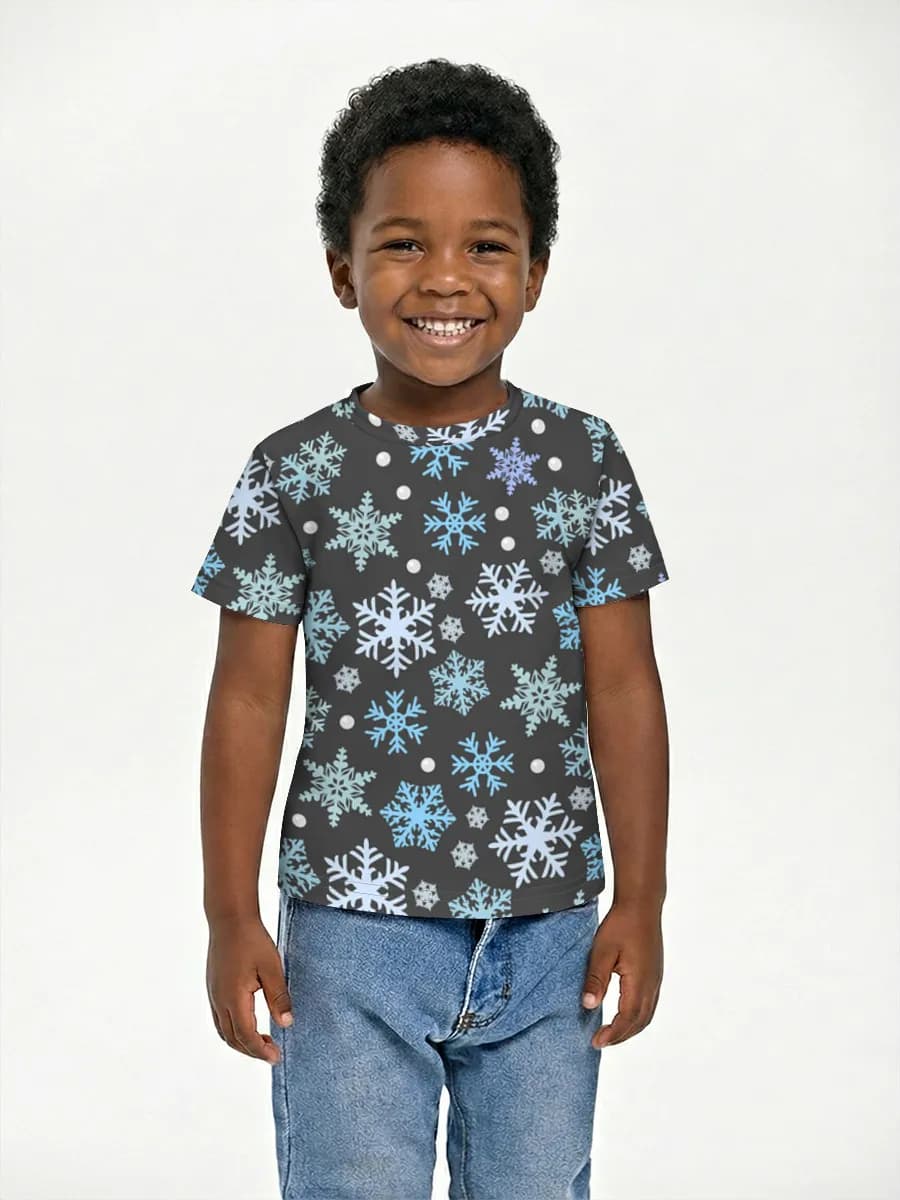 Boys' basic cotton T-shirt