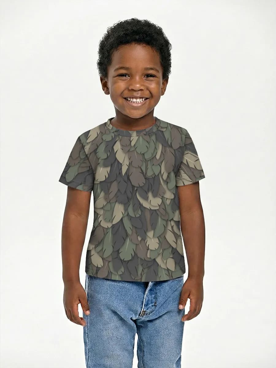 Camiseta Básica de Algodón Niño