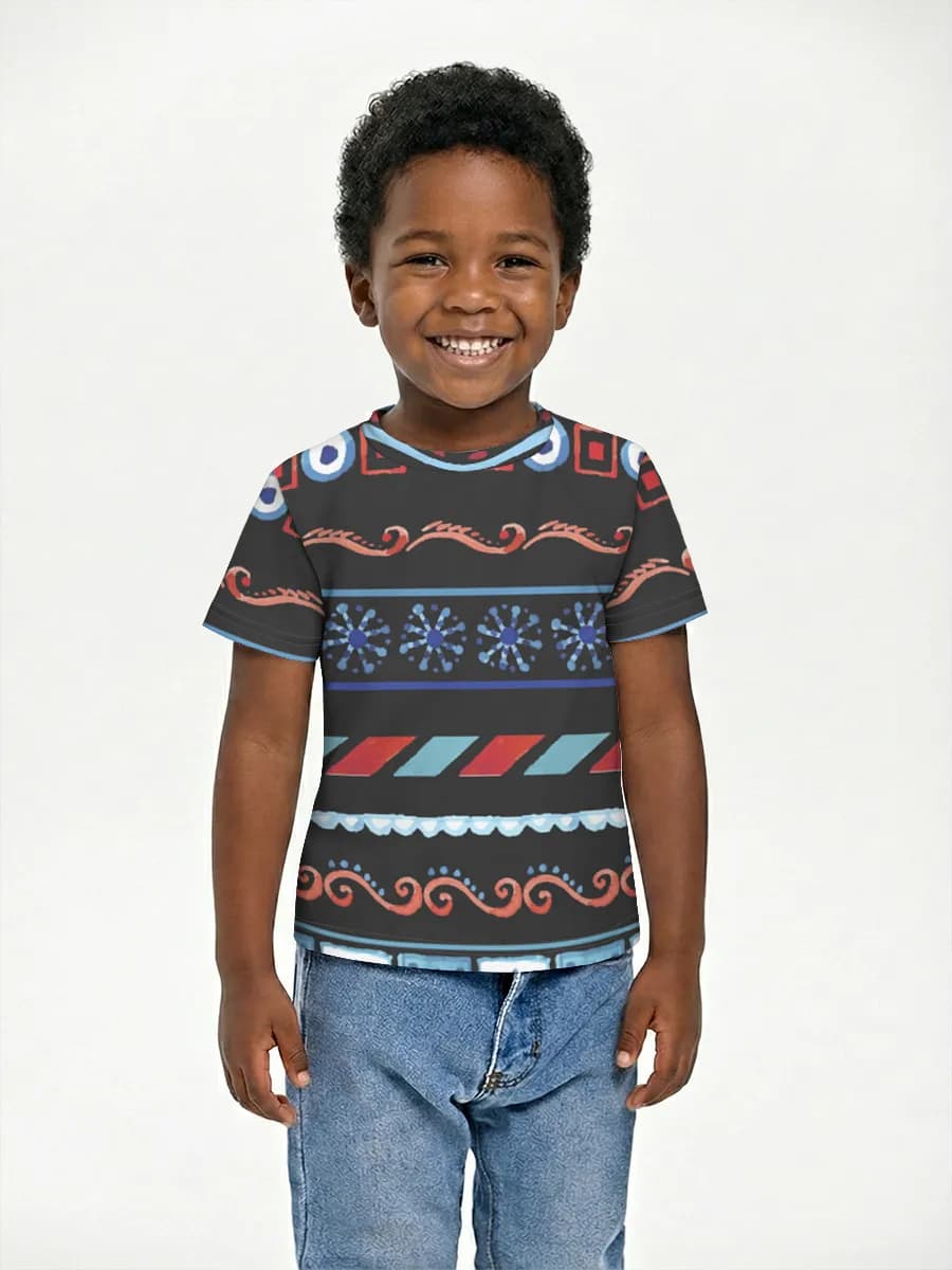 Basic Baumwoll-T-Shirt Jungen