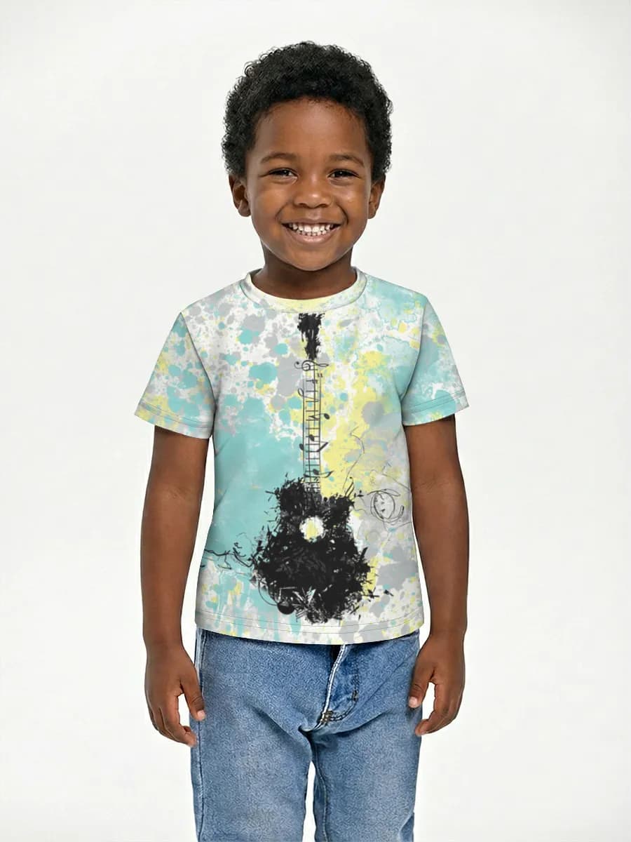 Camiseta Básica de Algodón Niño